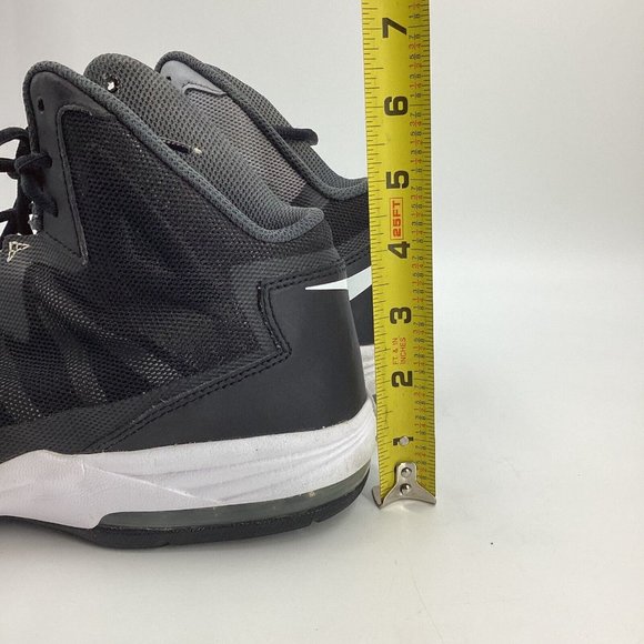 Nike Mens Sz 10.5 Max Air Step 2 Stutter Step 2 Black White Gray Basketball Shoe - Picture 12 of 15